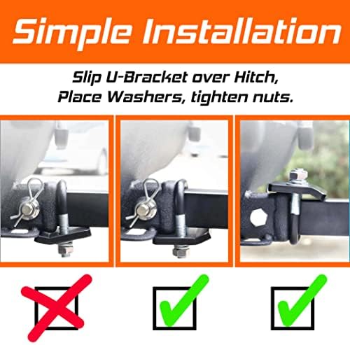 G2G4 Trailer Hitch Tightener for 1.25" to 2" Hitch Adapter | Anti Rattle Hitch - Image 4
