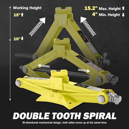 PM PERFORMOTOR 1.5 Ton Scissor Lift Jack - Image 4