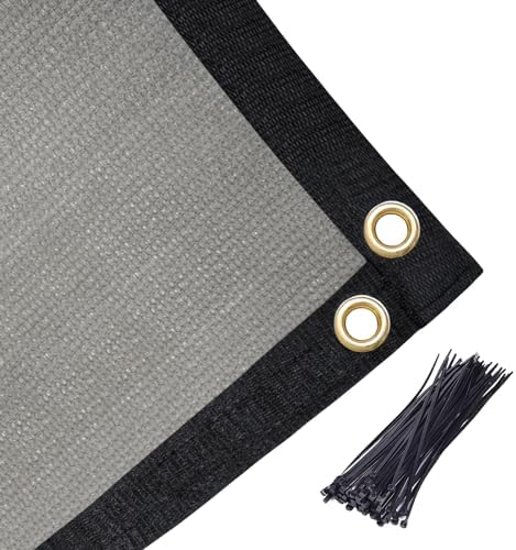 Amagenix 90% Shade Fabric 4'X 11' Gray Sun Shade Cloth - Image 6