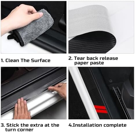 Car Door Sill Protector Fits for Dodge Charger Challenger Durango - Image 6