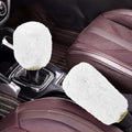Hovom 2PCS Fluffy Car Gear Shift Knob Cover & Handbrake Cover by Hovom