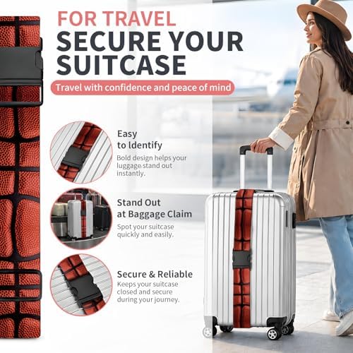 Luggage Strap for Suitcases Adjustable Travel Belt - Image 2