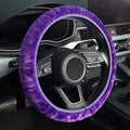KAFEEK Purple Fuzzy Steering Wheel Cover by KAFEEK