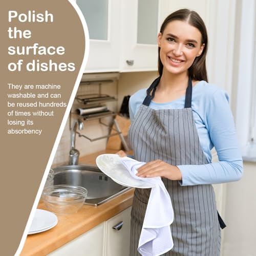 Sublimation Towels Waffle Kitchen Towel Fast Drying Tea Towels White 16x24 - Image 5