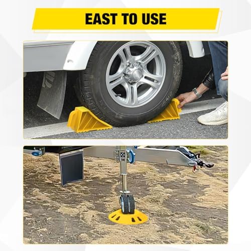 Nilight Trailer Tongue Jack Wheel Chocks and Dock Kit - Image 4