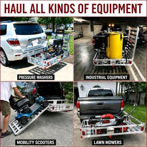 Hitch Mount Wheelchair Carrier, 500LBS - Image 5