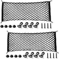 Amiss 2 Packs Cargo Net Stretchable, Adjustable Trunk Storage Net by Amiss