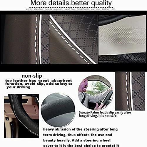 Car Steering Wheel Cover, Breathable, Heavy Duty, Full Surround, Sports Style - Image 4