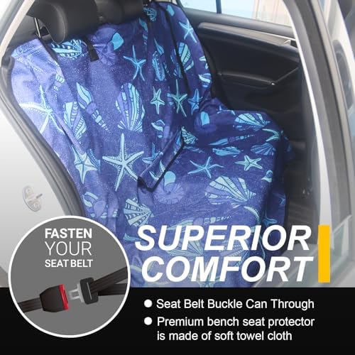 Back Seat Cover for Car Trucks Van SUV Jeep, Waterproof Rear Bench Towel Seat - Image 2
