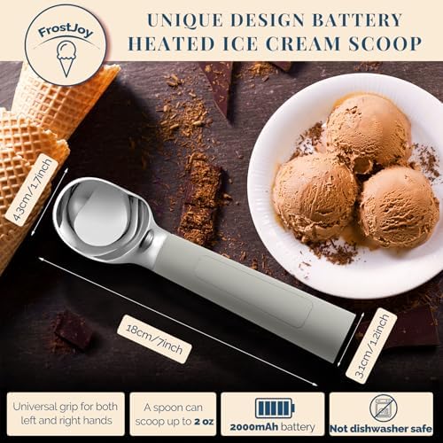 Heated Ice Cream Scoop Rechargeable, Electric Warming Ice Cream Scooper - Image 4