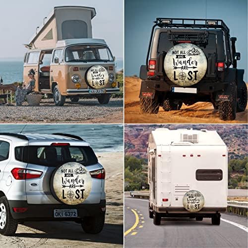 Not All Those Who Wander are Lost Spare Tire Cover Dust-Proof - Image 4