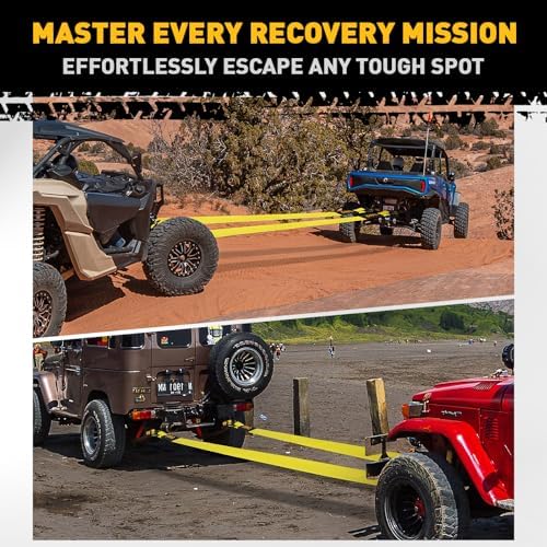 3" x 30Ft Recovery Tow Strap Heavy Duty - Image 7