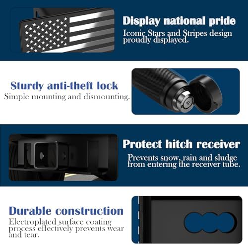 OGYE 2 Inch Trailer Hitch Cover - Image 3