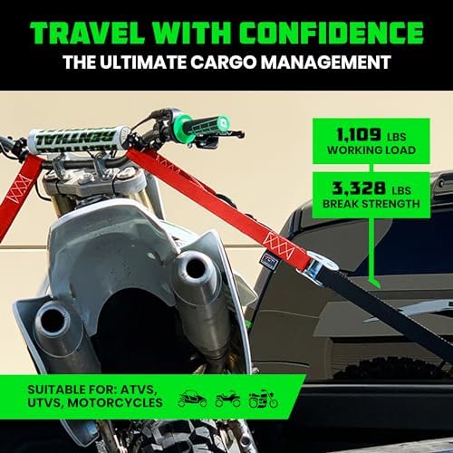 Rhino USA Motorcycle Tie Down Straps - Image 4