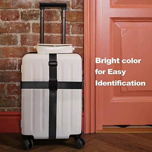 Chelmon Luggage Straps for Suitcases TSA Approved Travel Essentials 4 Pack - Image 6