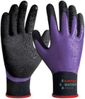 KAYGO Waterproof Work Gloves, Non-Slip Double Latex Coated by KAYGO