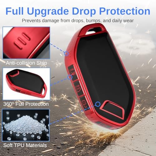 for Kia Key Fob Cover with Keychain - Image 4