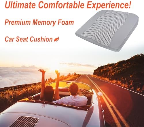 Lofty Aim Car Seat Cushion, Memory Foam Car Seat Cushions - Image 2