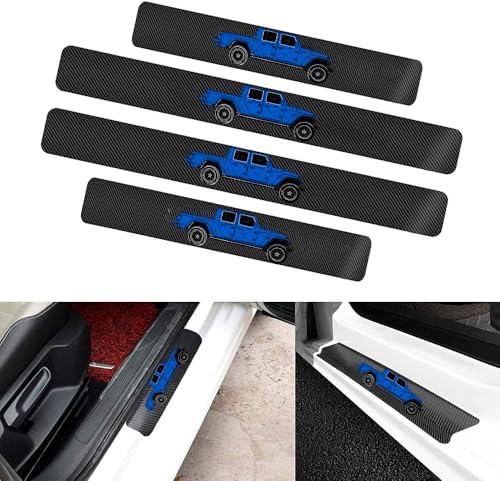 4 Pieces Car Door Sill Protector fit - Image 2