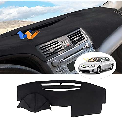 Cartist Black Dash Cover for Toyota Camry 2007-2011 Dashboard Cover Mat by cartist