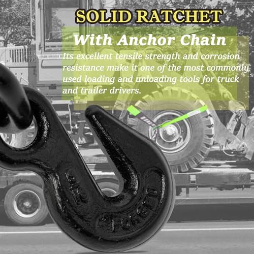 4 Pack Car Tie Down Straps for Trailers - Image 4