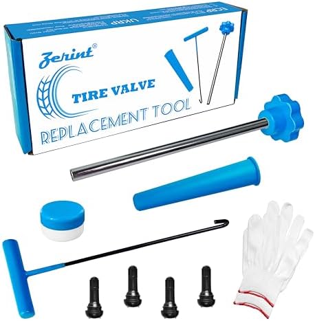Tire Valve Stem Core Replacement Tool Kit by Zerint