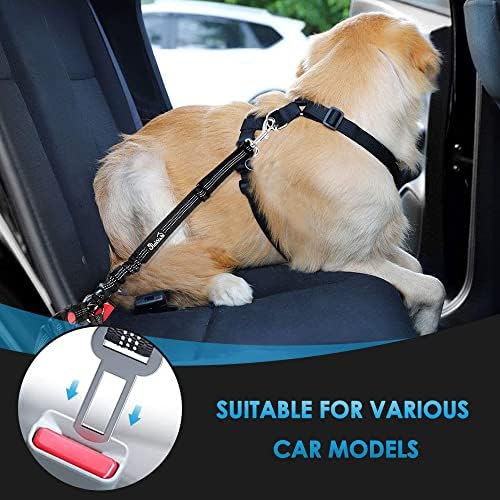 Lukovee Dog Car Seat Belt, 2 Pack, Headrest Restraint - Image 6