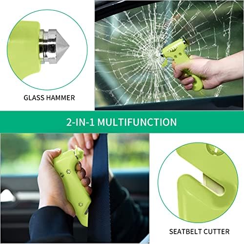 MOTORBUDDY 2-Pack Car Safety Hammer, Auto Emergency Escape Hammer - Image 4