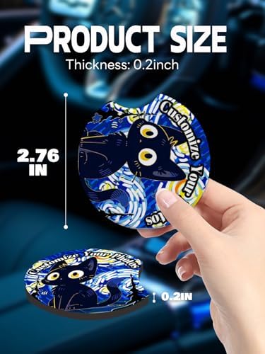 WOCOCN Car Coasters, Cup Holder Coasters - Image 6