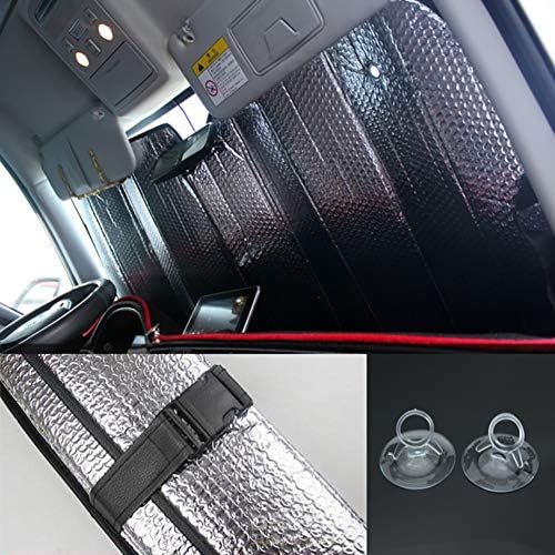 GWUSKDT Car Windshield Sunshade-Thicken 5-Layer Bubble Block Heat and Sun UV - Image 4