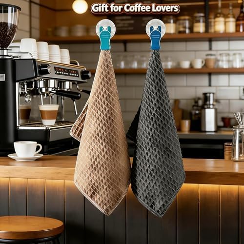 8Pack Barista Towels, Waffle weave microfiber towel - Image 6