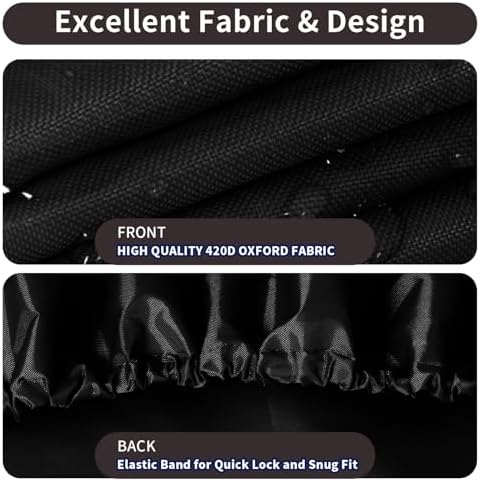 PureFit Universal Tire Covers Set of 4, Fits 24"-26" Inch Tire - Image 4
