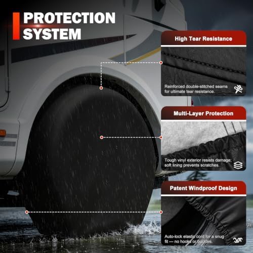 Explore Land Tire Covers 2 Pack Fit Tire Diameters 26-28.75 inch - Image 2