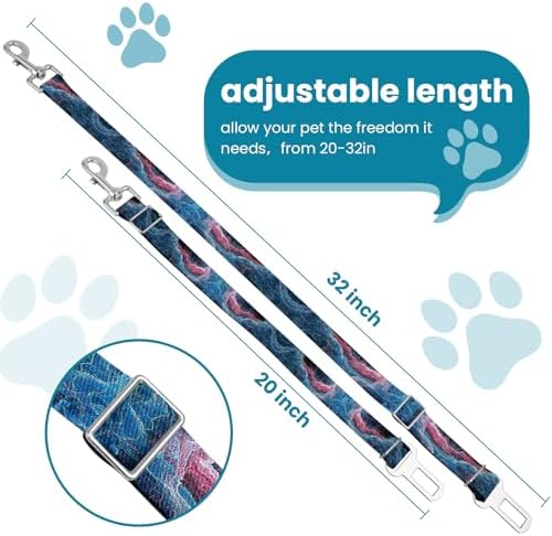 Adjustable pet cat and Dog car seat Belt，The Lanyard is Flexible and Adjustable - Image 2