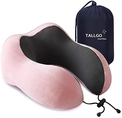 TALLGO Travel Pillow, Best Memory Foam Neck Pillow Head Support Soft Pillow by TALLGONeckPillowAlwaysHere