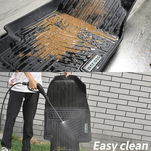 All Weather Floor Mats for Honda Pilot 2009 2010 2011 2012 2013 2014 2015 TPE - Image 5