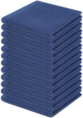 Homaxy 100% Cotton Waffle Weave Kitchen Dish Cloths 12-Pack by Homaxy