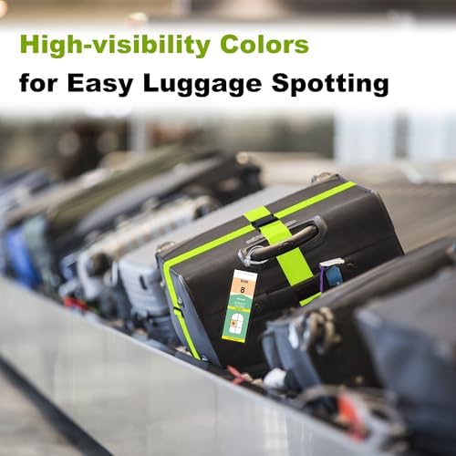 Gostwo 8 Pack Luggage Straps and Cruise Tags Set - Image 4