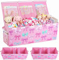 Toy Box with Adjustable Divider Large Toy Chest Storage by UnicornCastle