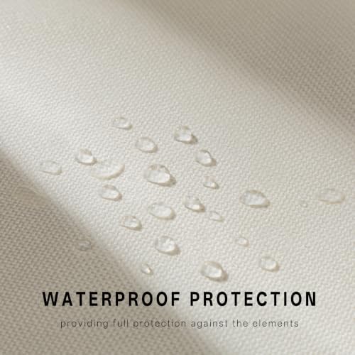 eletecpro RV Tire Covers, Fit 23-26 Inch Tire, Light Beige - Image 3