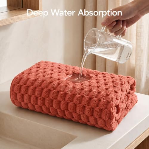 REDKISS Extra Large Bath Towels Microfiber, 31”x 61” 4 Pack, Super Soft - Image 6