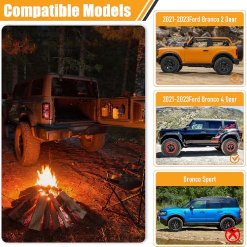 CXRCY Foldable Tailgate Table for Ford Bronco - Image 7