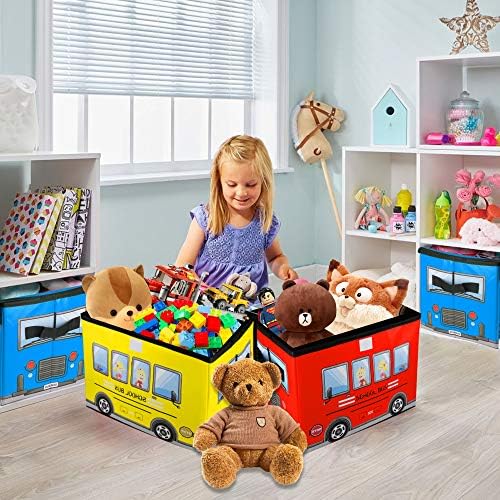 Kids Toy Chest, Collapsible Storage Cubes Organizer - Image 5