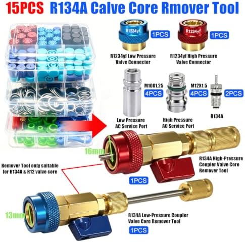 TWTADE 7 Set Car A/C Repair Kit - Image 4