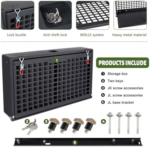 Tailgate Table Molle Panel Lock Box Compatible - Image 6