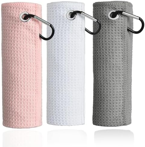 Mile High Life Microfiber Golf Towel 3 Pack Waffle by MileHighLife