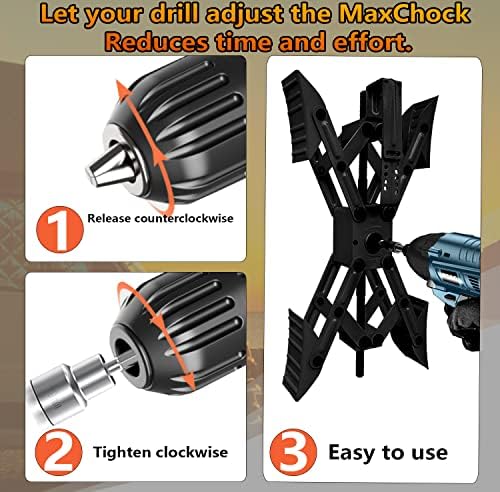 Camper X-Shaped Wheel Chock Stabilizer, 2 Sets RV Stabilizer Wheel Chock Scissor - Image 5