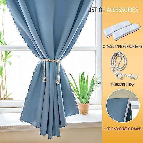 JILRON Magic Tape Stick on Portable Curtains - Image 6