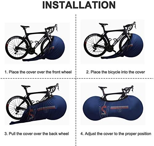 Bike Wheel Cover Indoor Dust-Proof and High Elasticity Bicycle Wheel Bag - Image 4