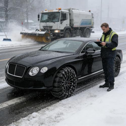 Tire Zip Ties for Snow Adjustable Anti-Skid Car Grips - Image 2
